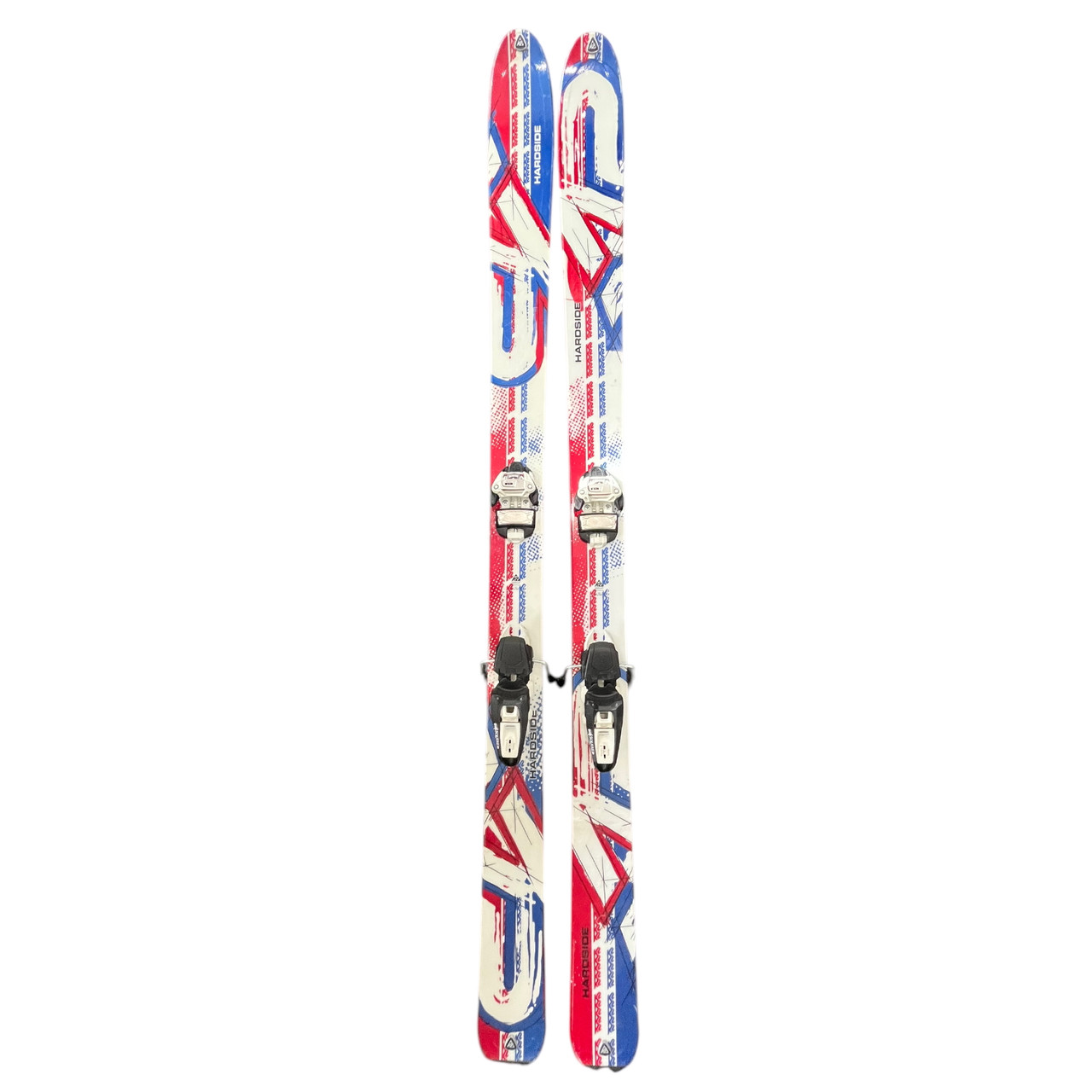 Used K2 HARDSIDE 131-98-119 Mens DH Ski/Binding White/Royal/Red 181 cm