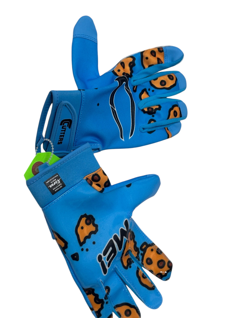 New Cutters FEED ME YOUTH Game Day S150 Football Gloves L/XL 11731-S000133100
