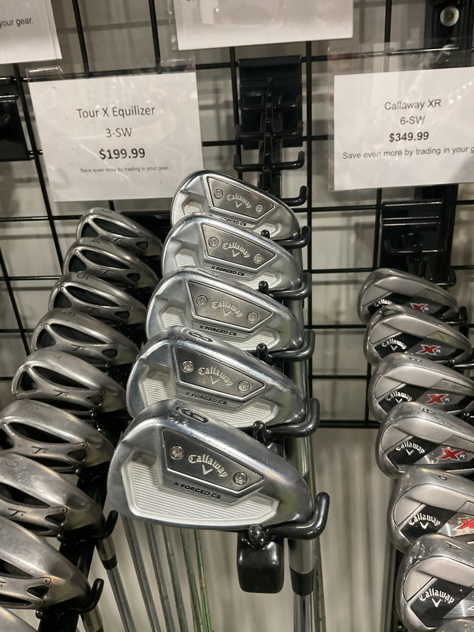 キャロウェイX FORGED CBアイアン9I〜5I