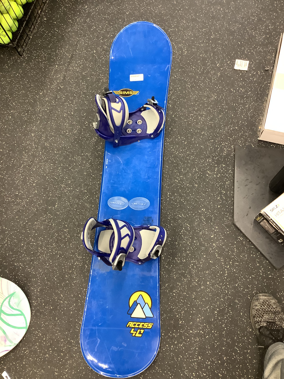 Used Sims ACCESS Mens Board/Bindings Royal Blue 140 cm