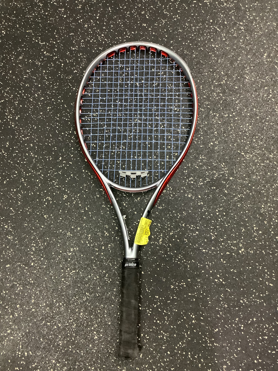 Used Prince O3 SPEED PORT RED Adult Tennis Racquet Red 4 1/8