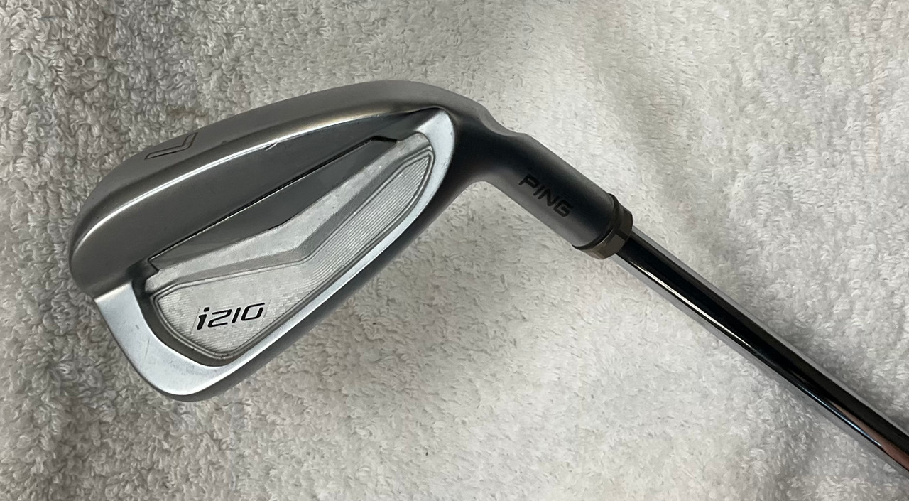 Used Ping I210 BLACK DOT 7 Iron Stiff Flex Steel Shaft Individual
