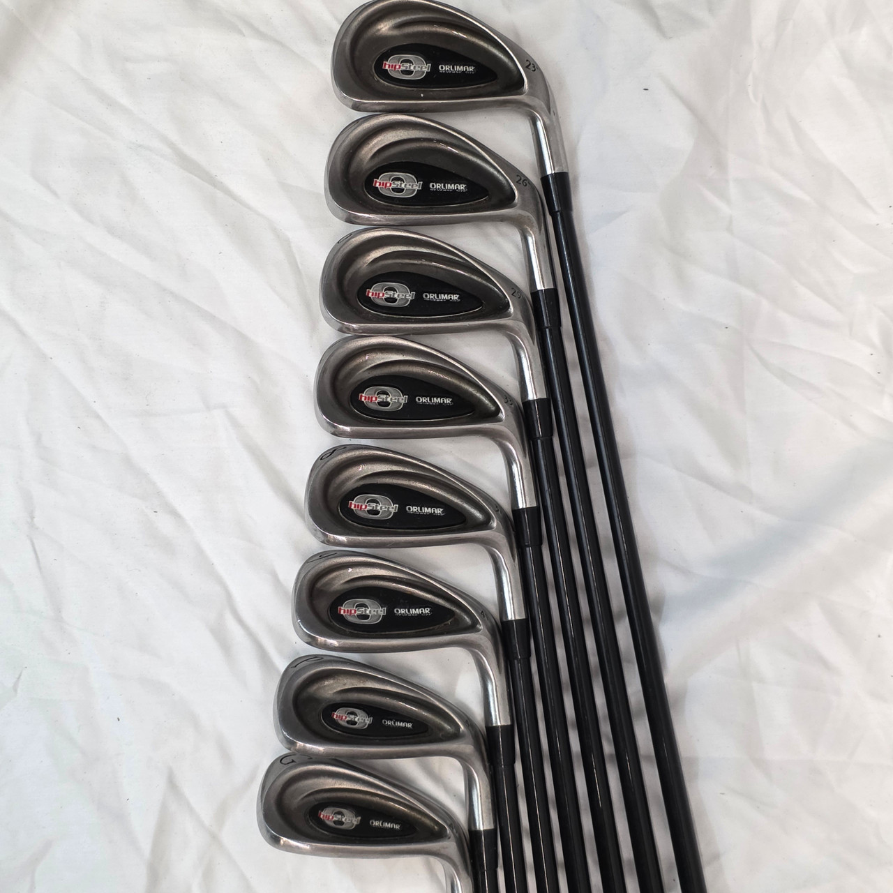 Used Orlimar HIP STEEL Mens Iron Set RH 4I-GW/AW