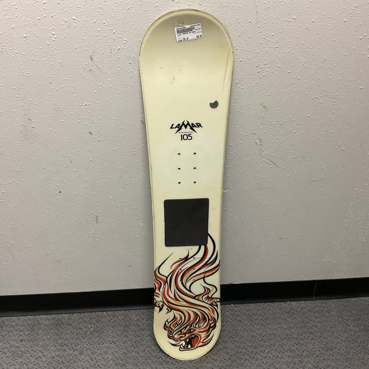 Used Lamar DRAGON Boys Snowboard Only Tan 105 cm