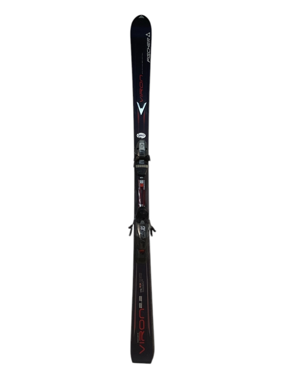 Used Fischer VIRON 2.2 Mens DH Ski/Binding Black 170 cm