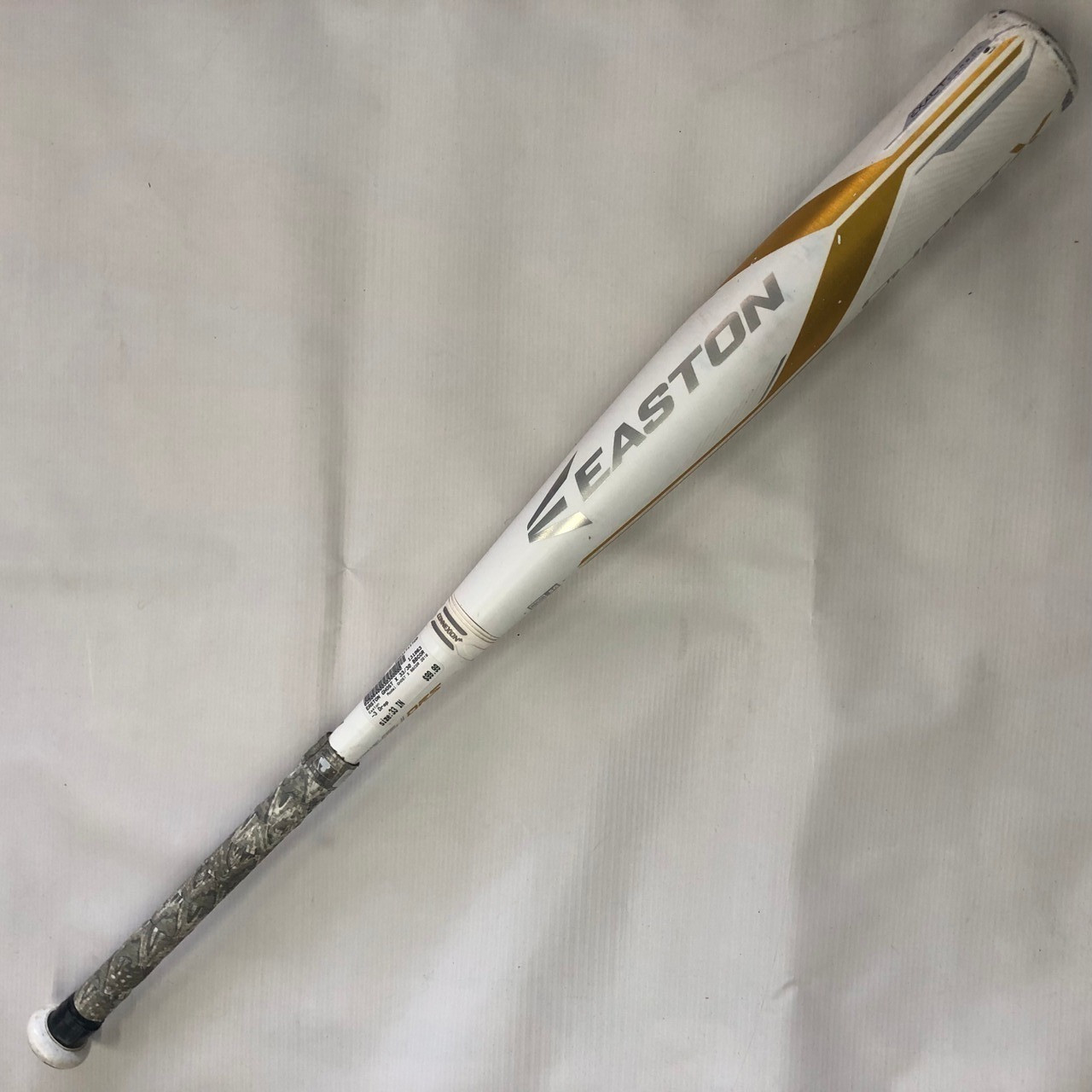Batte Easton GhostX Jeune – 29 Pouces, 18 Oz, Diamètre 2 5/8, Grise