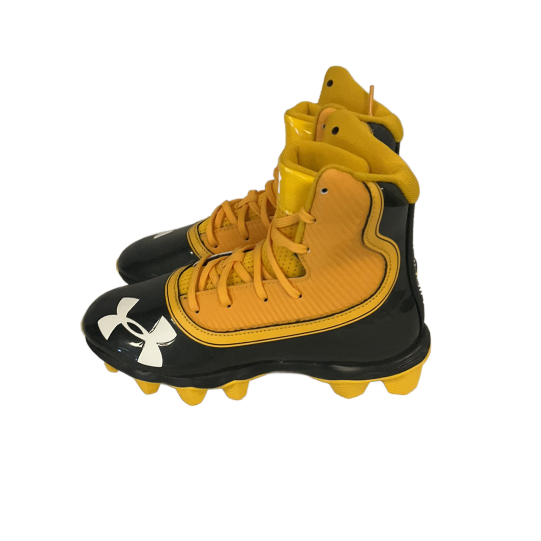 Youth Football Under Armour Black And Gold Football Cleats Youth