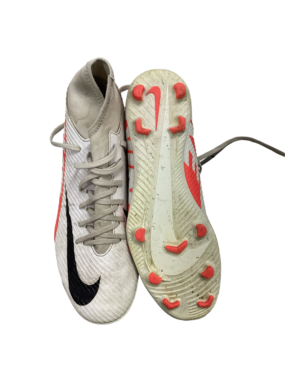 Used Nike MERCURIAL Soccer Cleats White Senior - Main Image