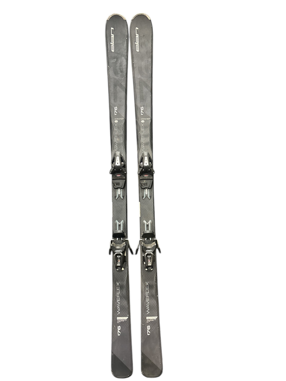 Used Elan WAVEFLEX 76 Mens DH Ski/Binding Black 176 cm