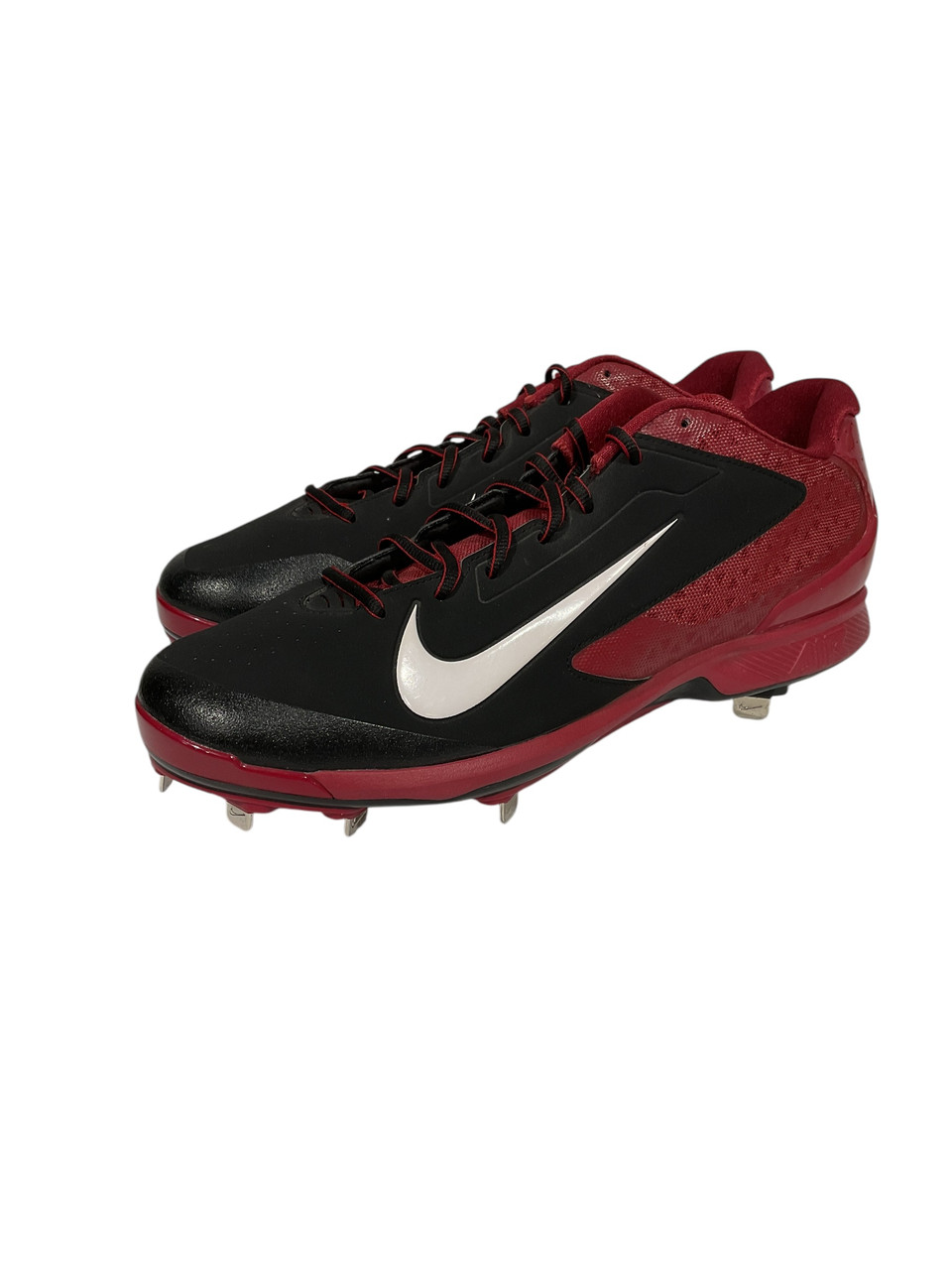 Nike Black and Red Huarache Cleats Nike Alpha Huarache 6 Elite Turf Lax Cleats - Black and Red main image 2