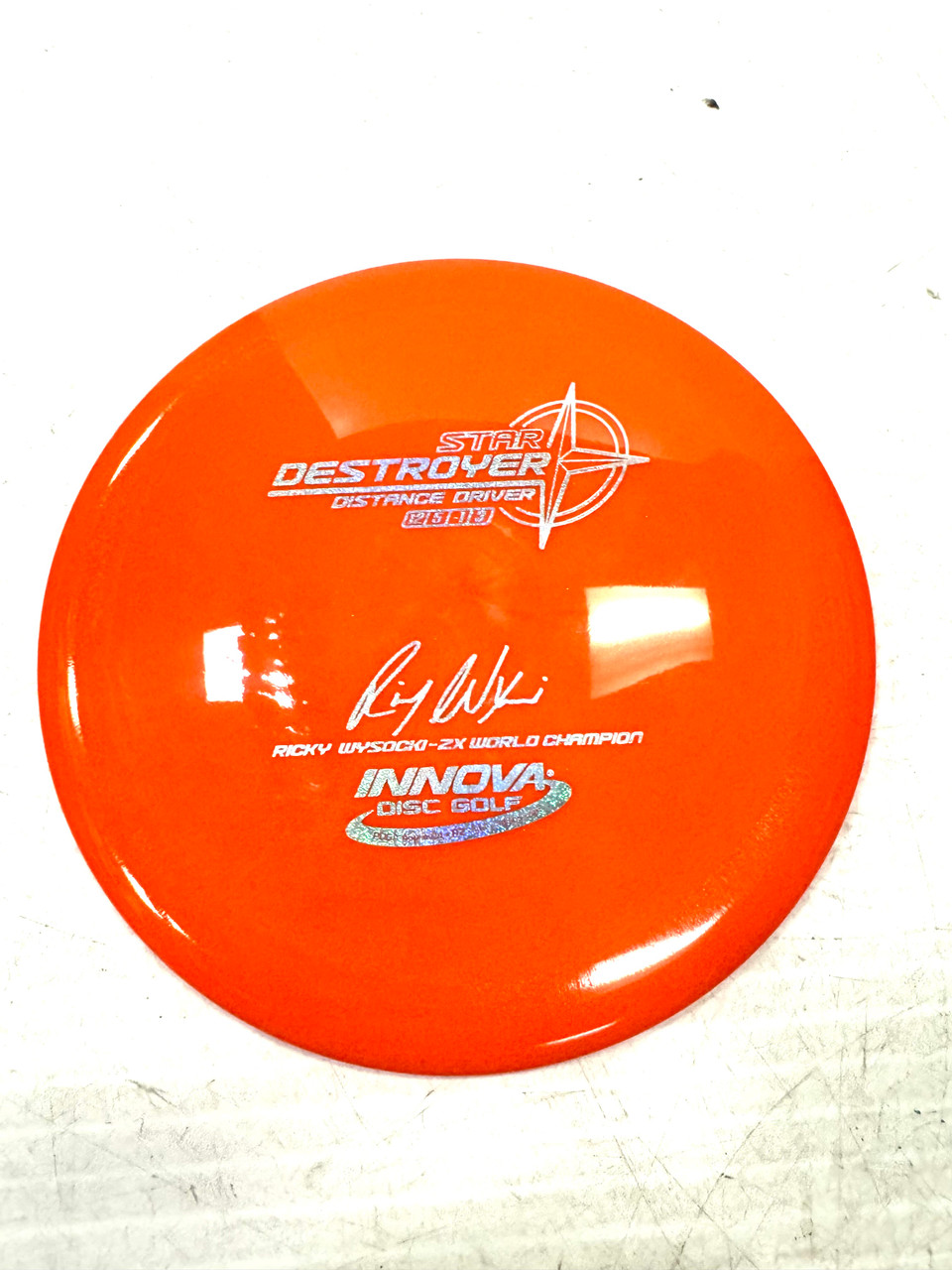 Used Innova DESTROYER Disc Golf Driver Orange 168g
