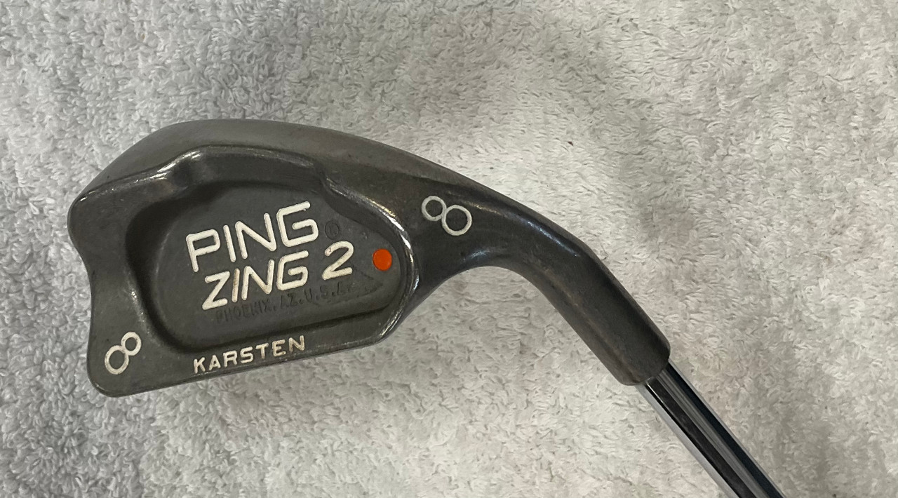 Used Ping ZING 2 ORANGE DOT 8 Iron Regular Flex Steel Shaft