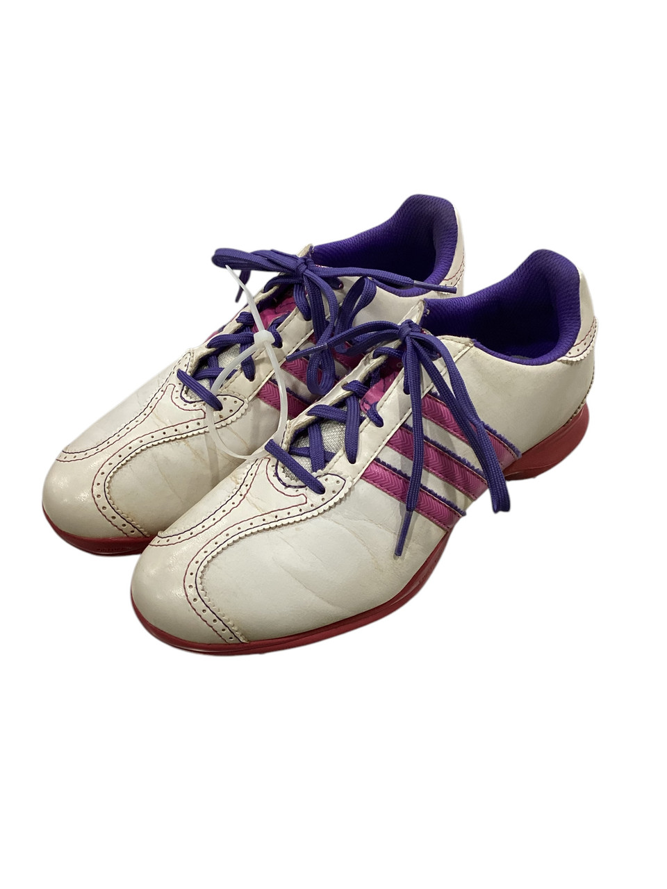 Used Adidas Womens Golf Shoes White Senior 7.5 11884-S000043347