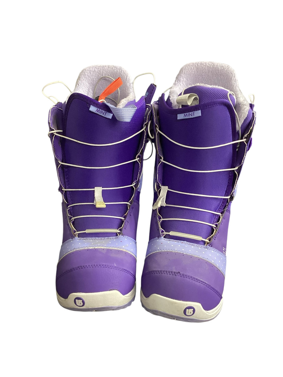 Used Burton MINT Womens Snowboard Boots Purple Senior 8.5