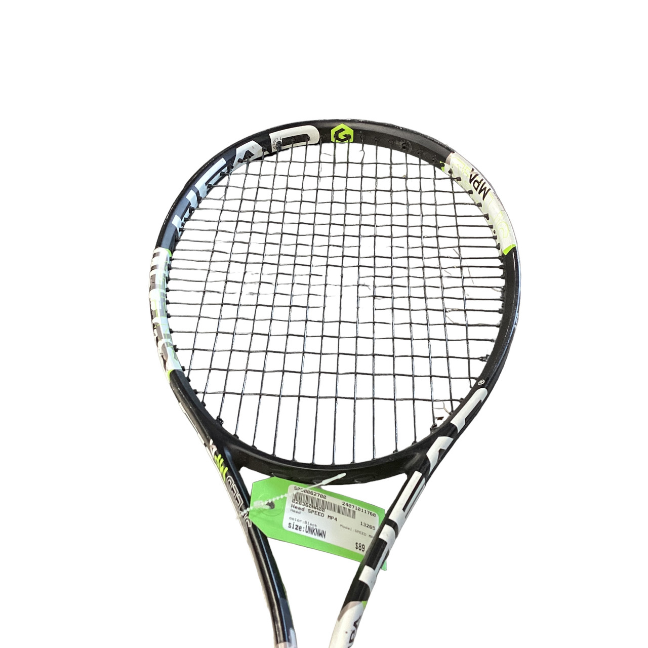 Used Head SPEED MP4 Unknown Tennis Racquets Tennis Racquets