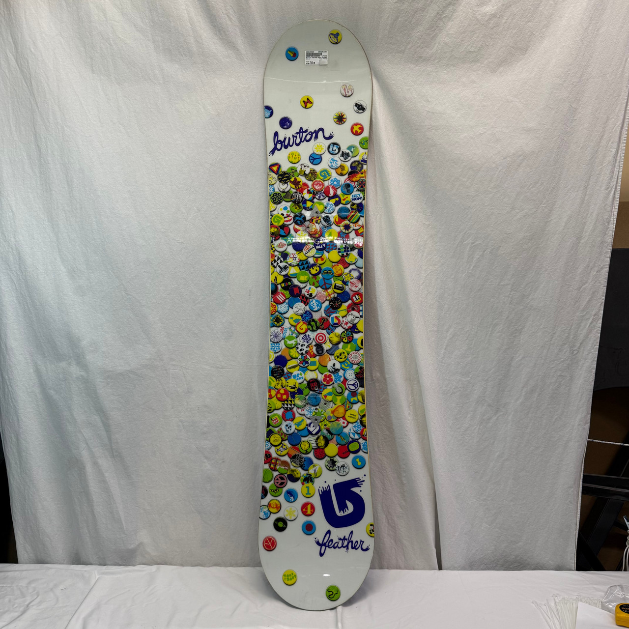 Burton Feather スノーボード 139cm Used Burton FEATHER Womens Snowboard Only White 139 cm