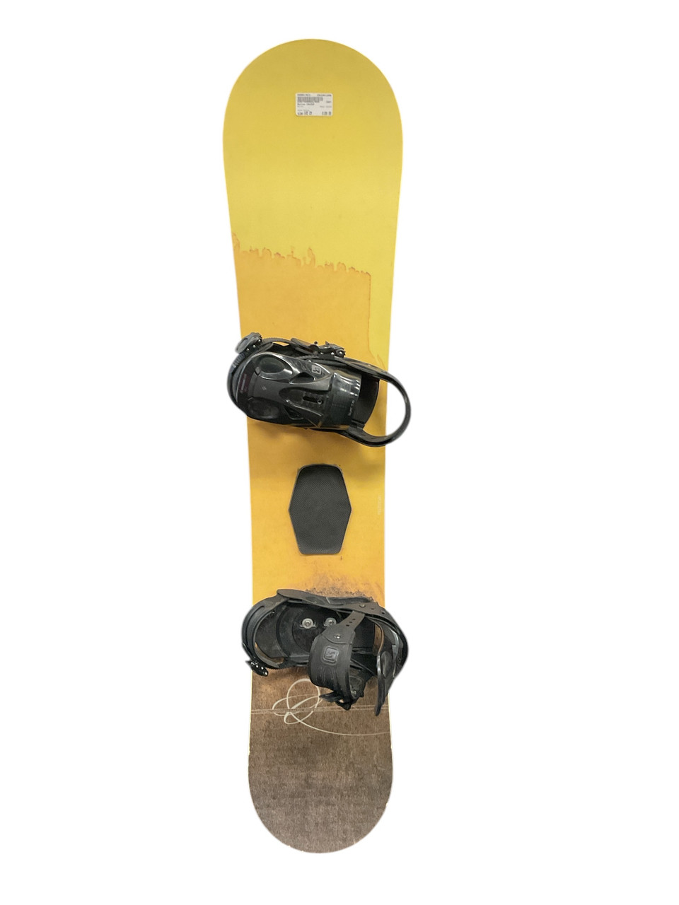 Used Burton CRUZER Mens Board/Bindings Yellow 145 cm