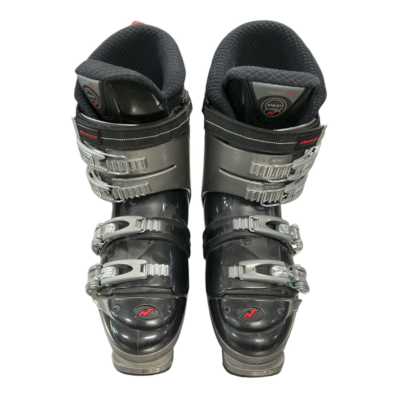 Used Nordica F7.2 Mens DH Ski Boot Grey 265 MP - M08.5 - W09.5