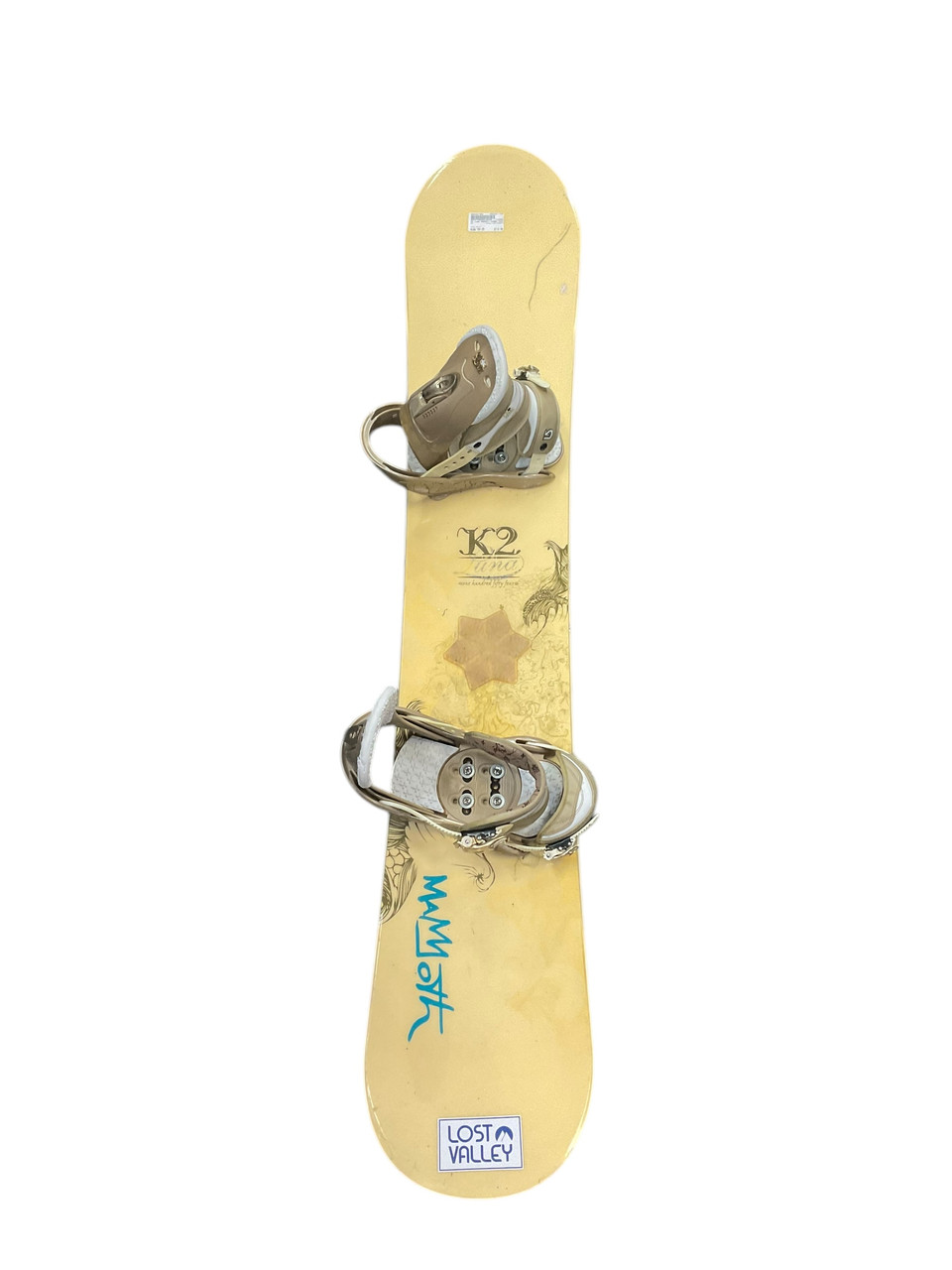 Used K2 LUNA MAMMOTH Womens Board/Bindings White 154 cm