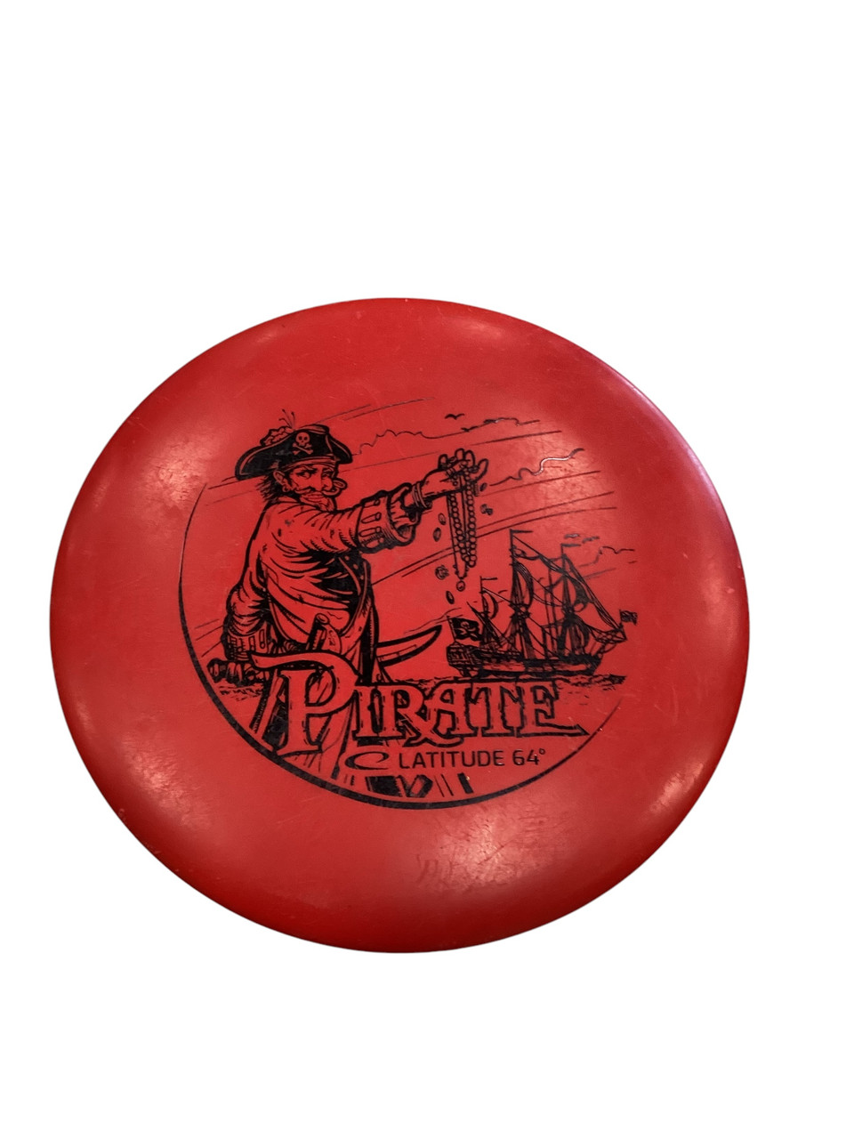 Used Latitude 64 PIRATE Disc Golf Mid Range Red