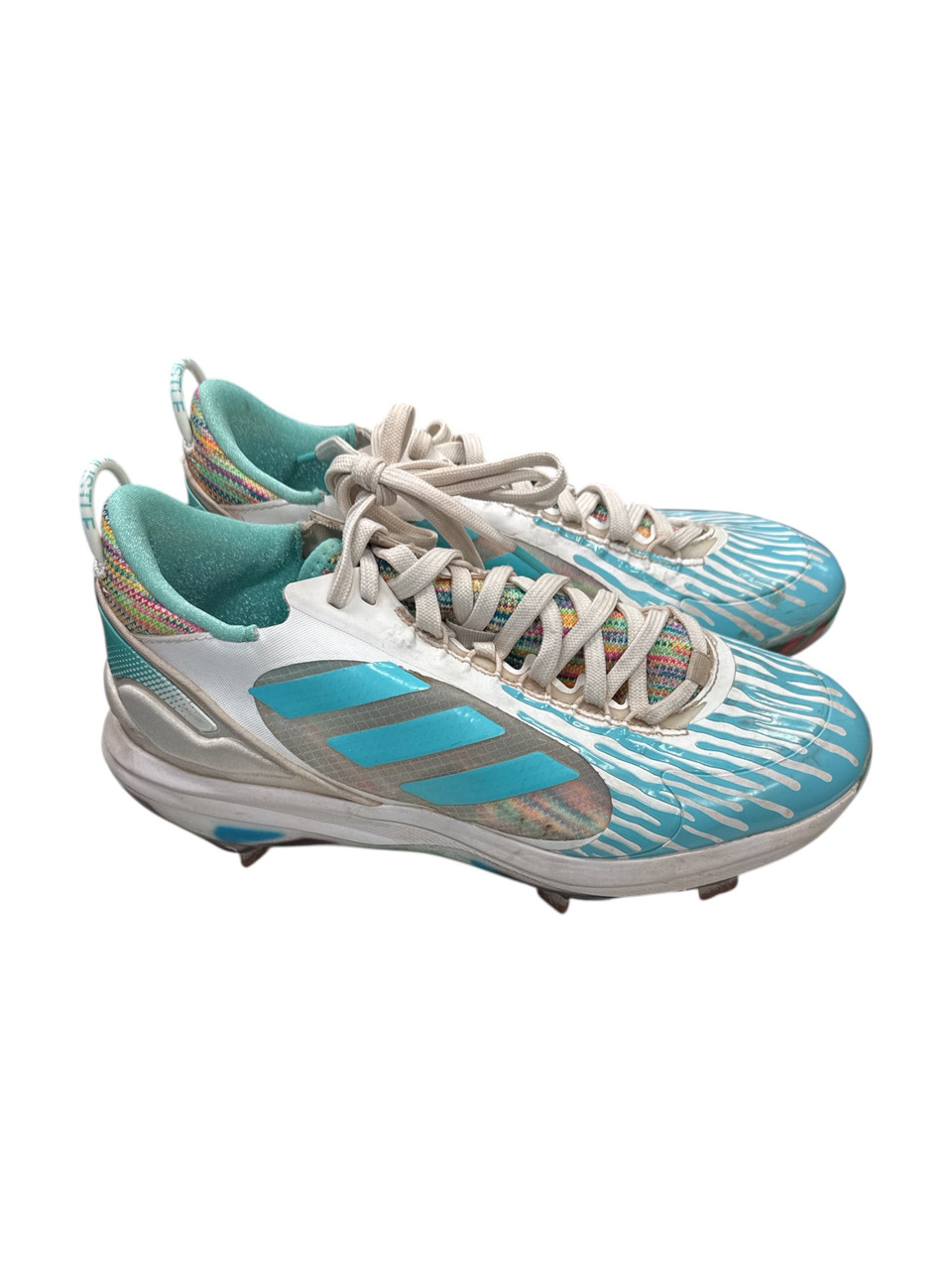 turquoise softball cleats