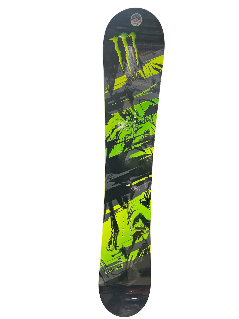 Used GNU MONSTER ENERGY Mens Snowboard Only Black 156 cm