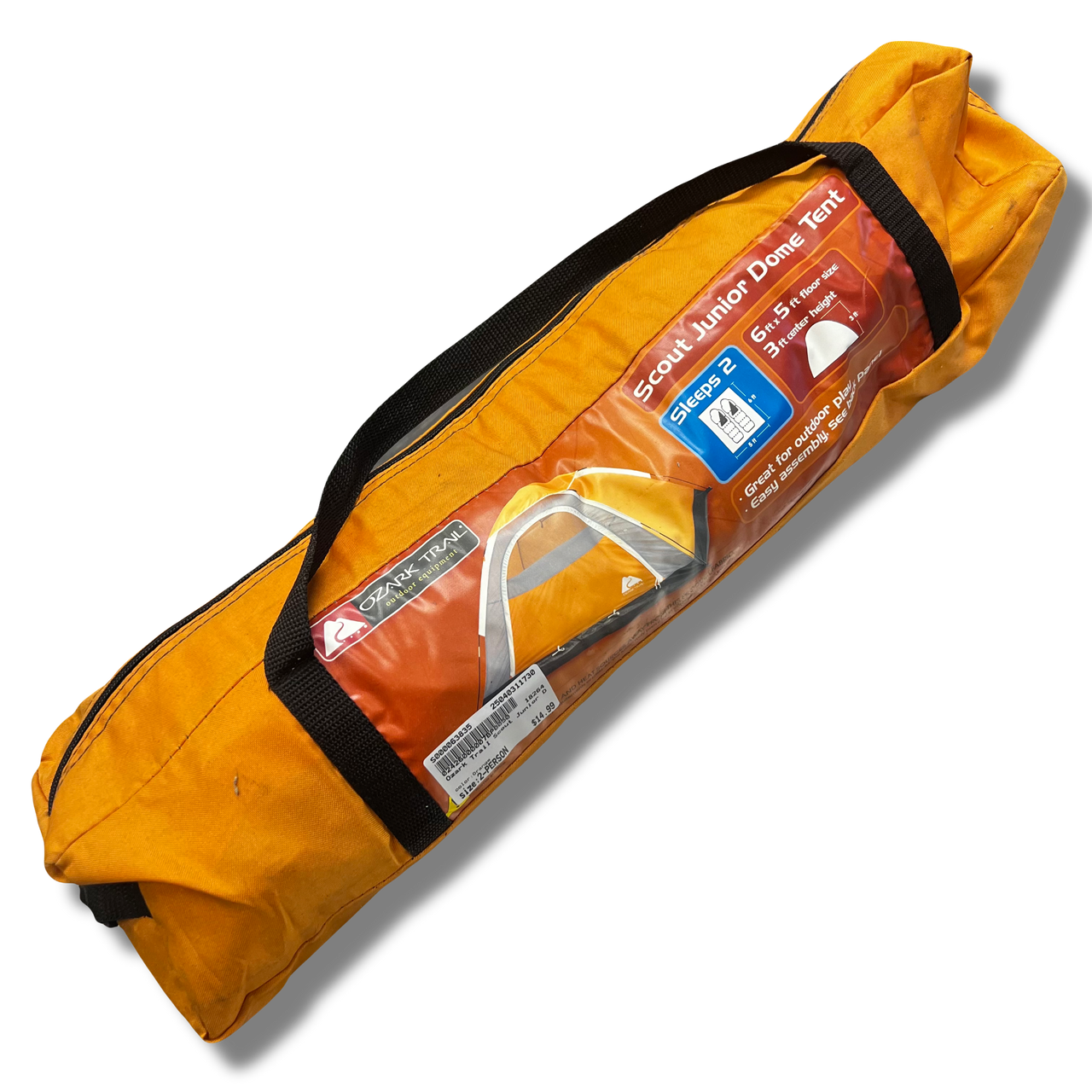 Used Man Tent Orange 2-person