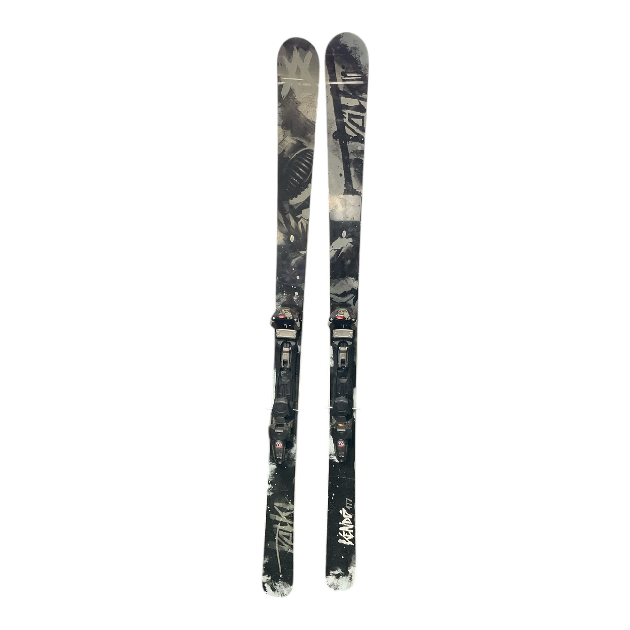 Used Volkl KENDO Mens DH Ski/Binding Black 177 cm