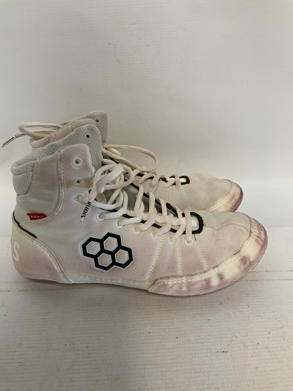 Used Rudis COLT Wrestling Shoes White Senior 10