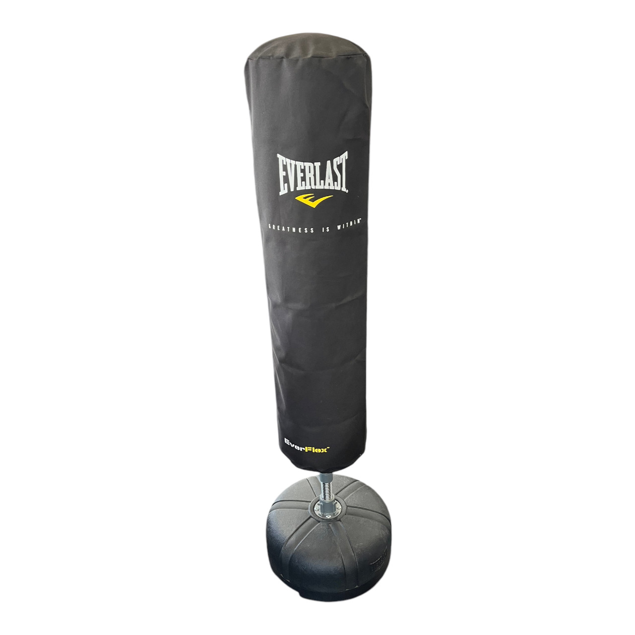 Used Everlast EVERFLEX CARDIO STRIKE BAG Boxing Heavy Bag Black 40 lb