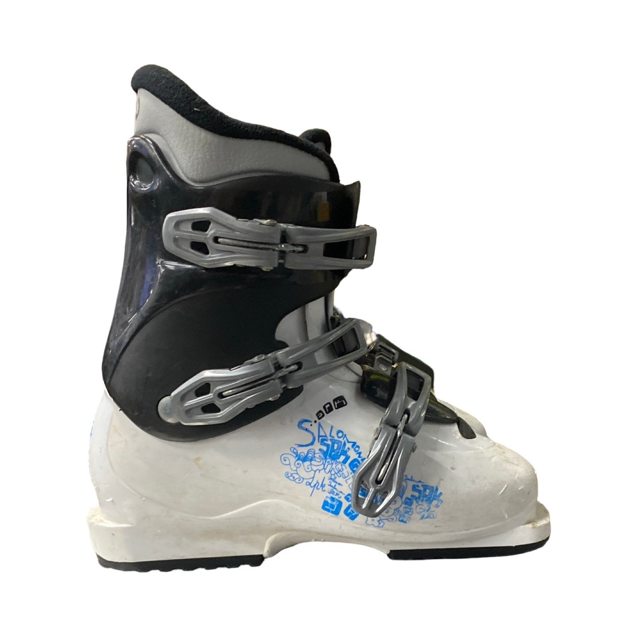 Used Salomon SPK BOOT Mens DH Ski Boot White 240 MP - J06 - W07