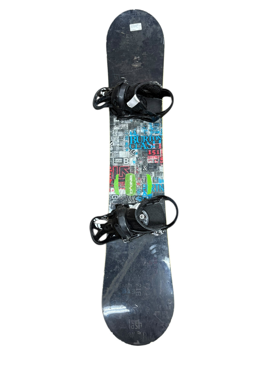 Burton Clash 151cmスノーボード(ビンディング付き)2点セット Used Burton CLASH 151 Mens Board/Bindings Black 151 cm