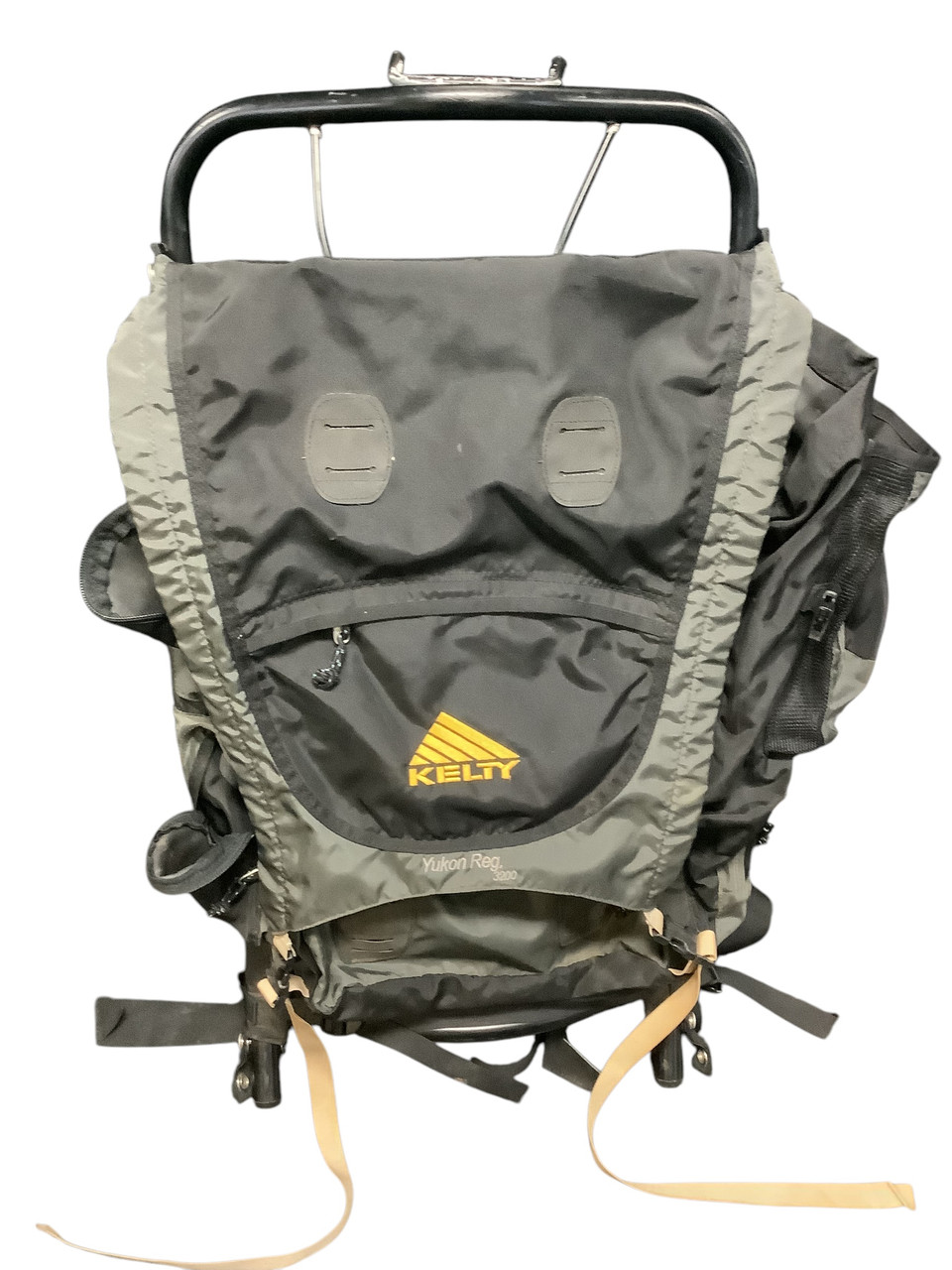 Used Kelty YUKON REG 3200 External Frame Backpack Black