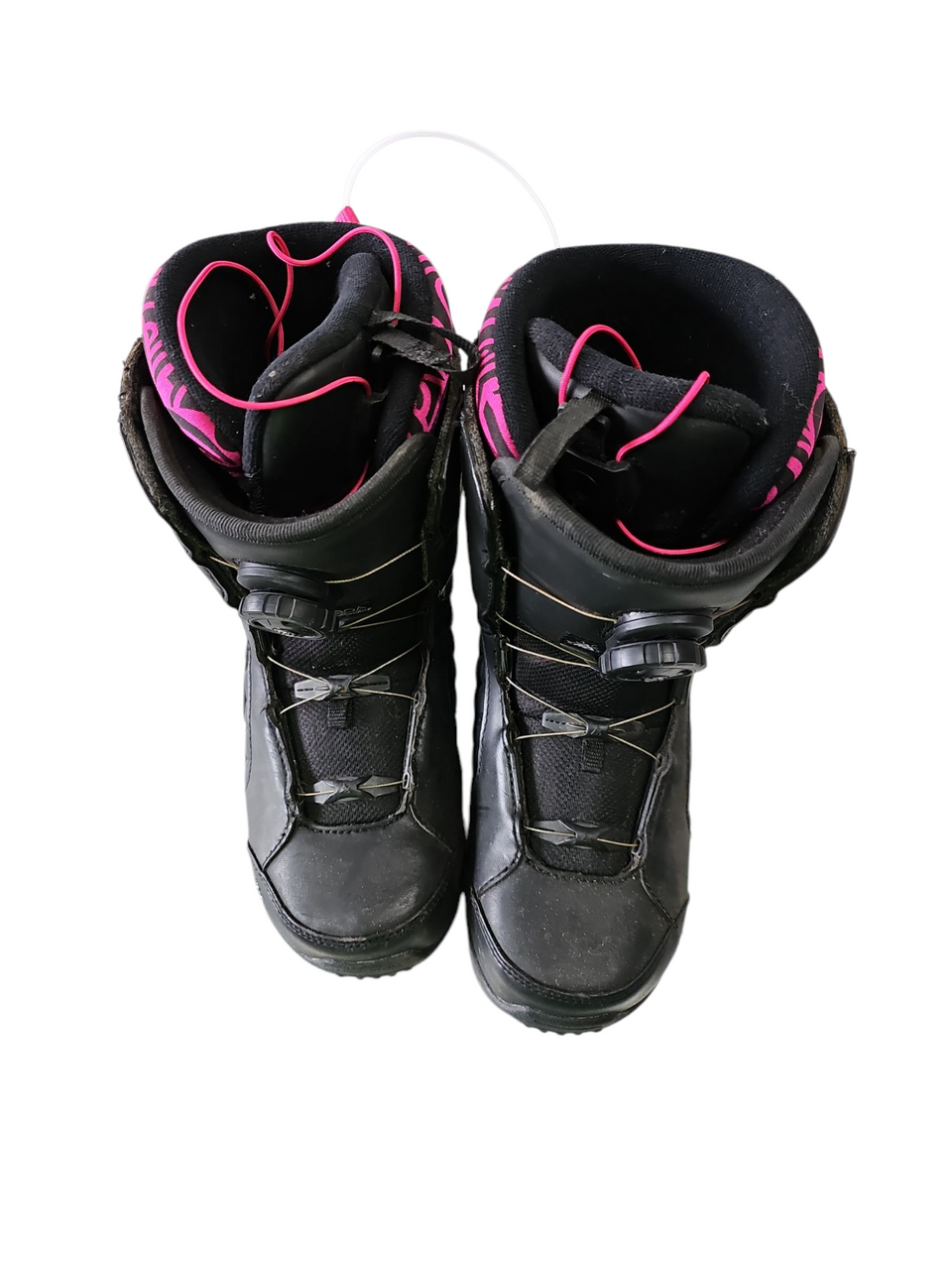 Used K2 VEIL BOA Womens Snowboard Boots Pink Senior 7