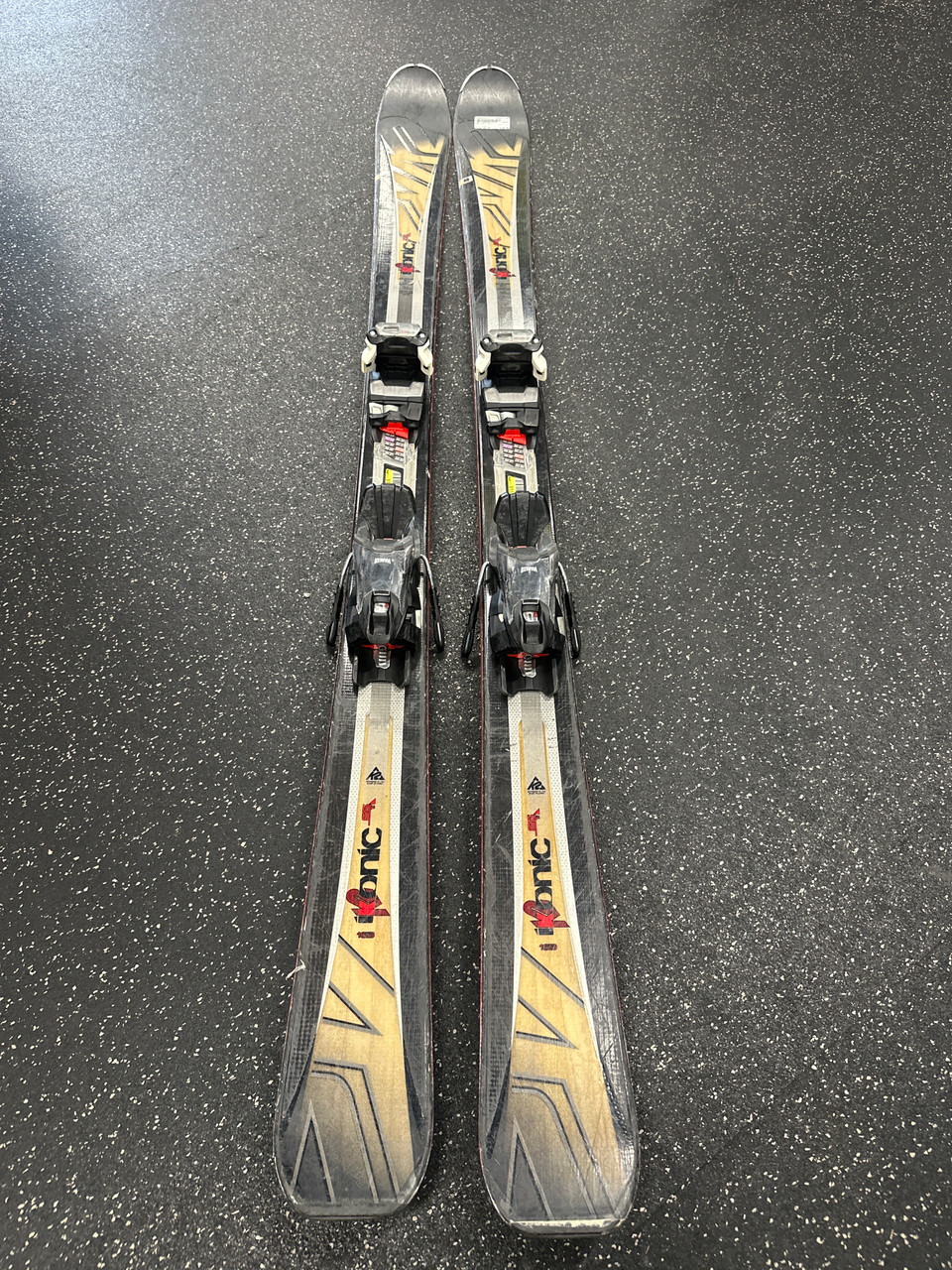 Used K2 KONIC Mens DH Ski/Binding Brown 163 cm