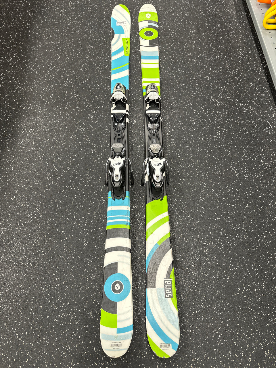 used ☆ DYNASTAR スキー板 Used Dynastar SERIAL TWIN TIPS Mens DH Ski/Binding Carolina Blue