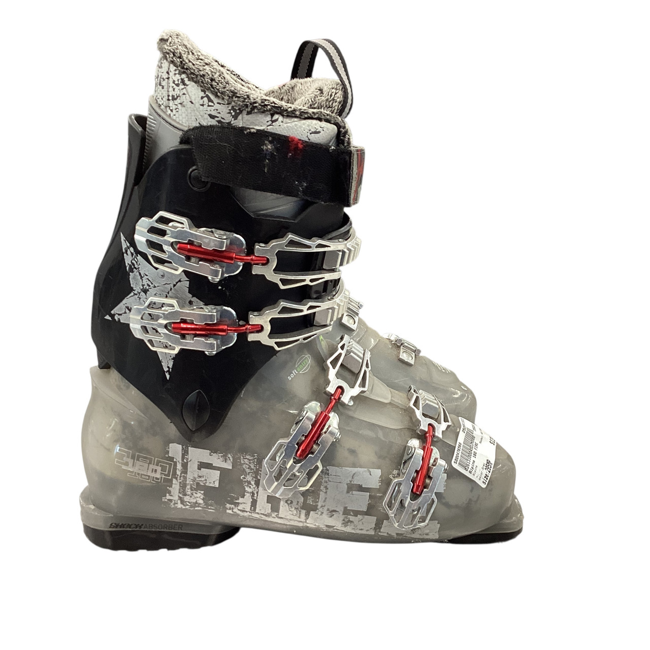 Used Alpina 180 FIRE Mens DH Ski Boot Grey 295 MP - M11.5