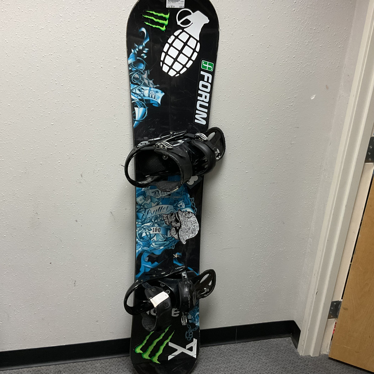 Used Burton BULLET Mens Board/Bindings Black 160 cm