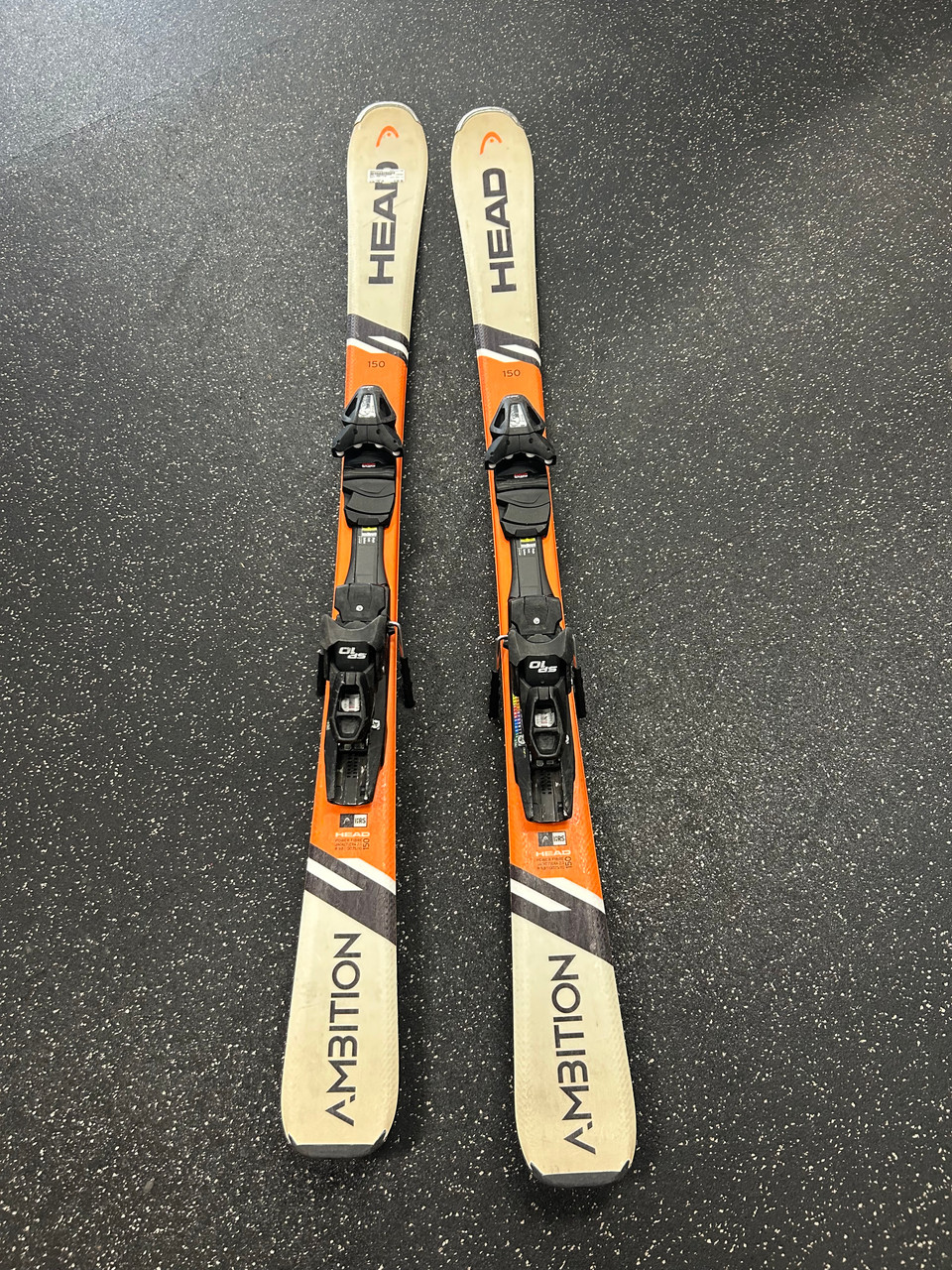 Used Head AMBITION Mens DH Ski/Binding Orange 150 cm