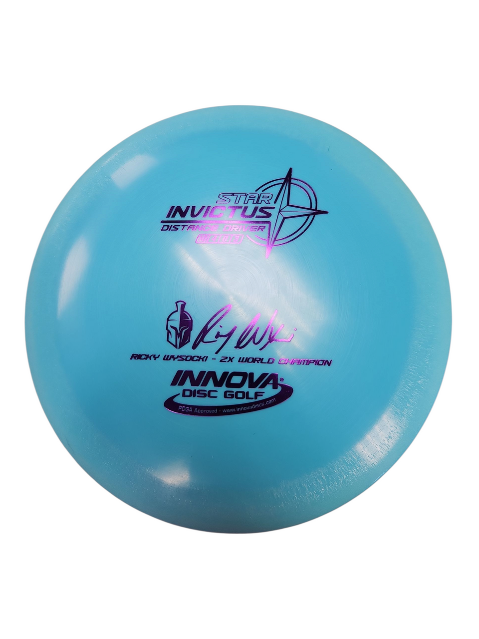 ドグ Used Innova STA INVICTUS Disc Golf Driver Turquoise