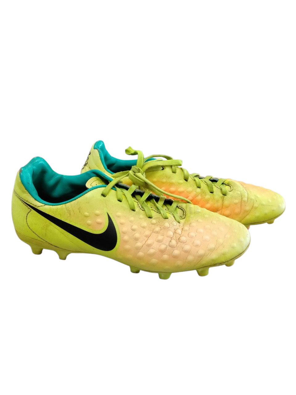 Used Nike MAGISTA Soccer Cleats Optic Yellow Senior 7 display picture 3
