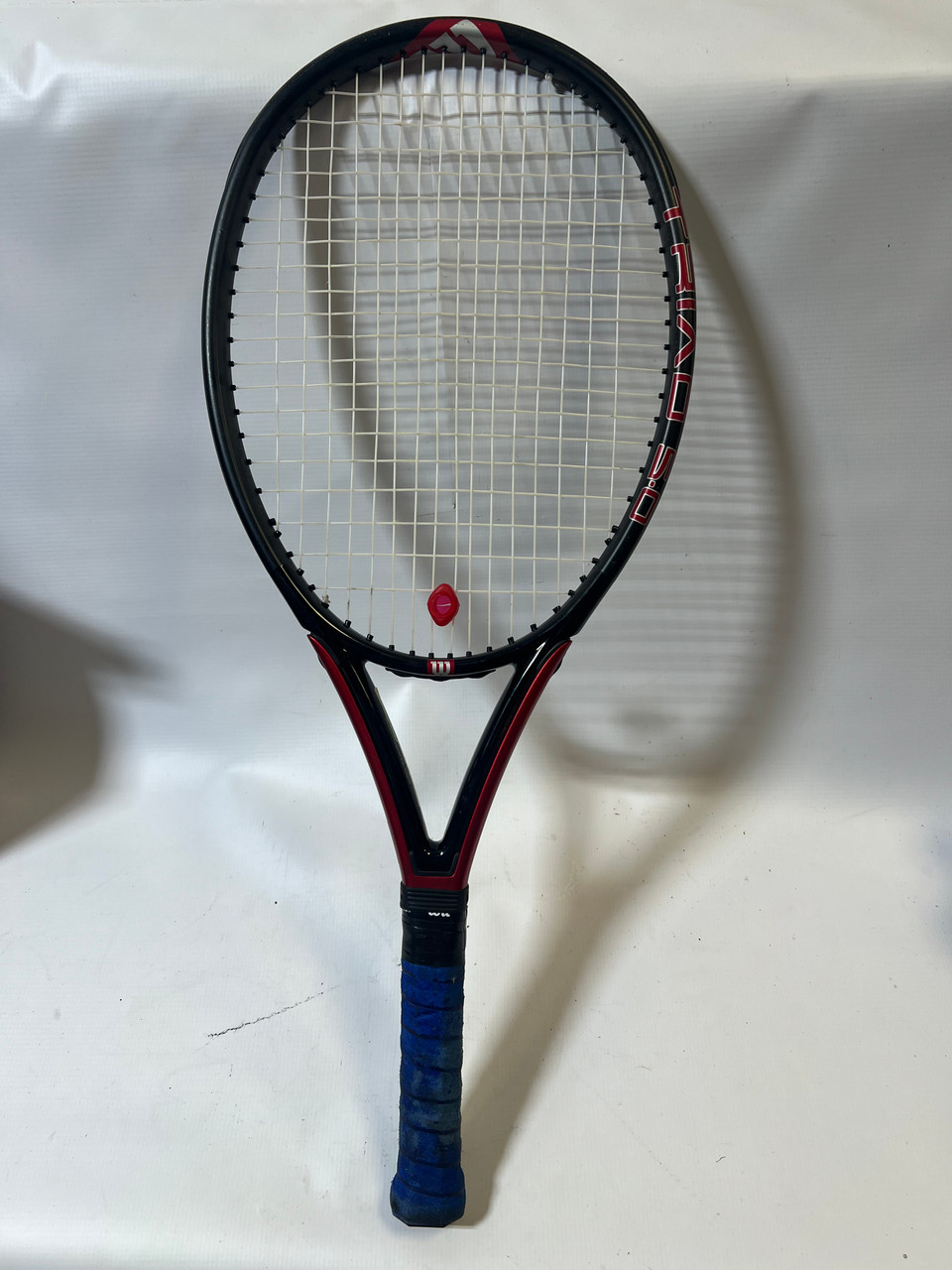 Used Wilson WILSON TRIAD 5.0 Adult Tennis Racquet Red 4 3/8
