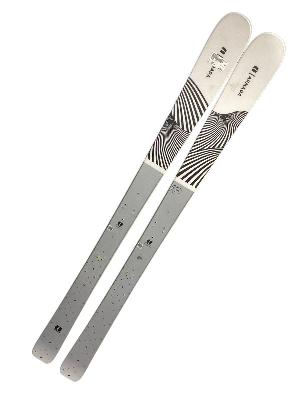 Used Armada VICTA Womens Skis Only White 151 cm