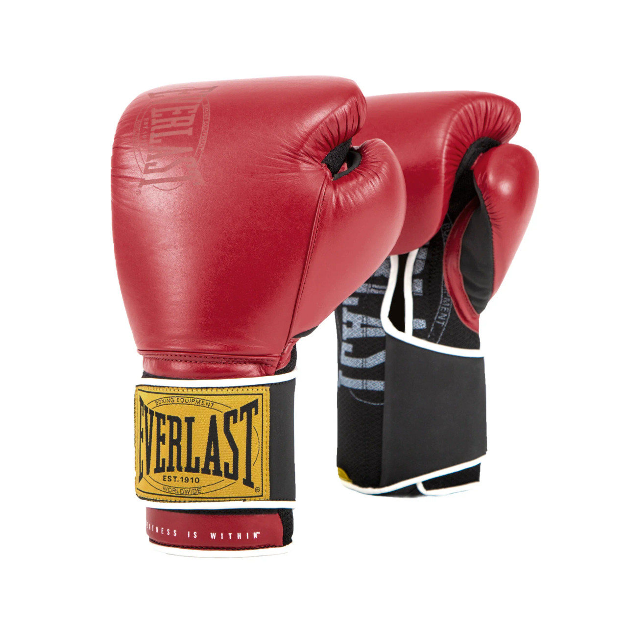New EVERLAST 1910 TRAINING GLOVS RED 12 OZ Boxing Gloves