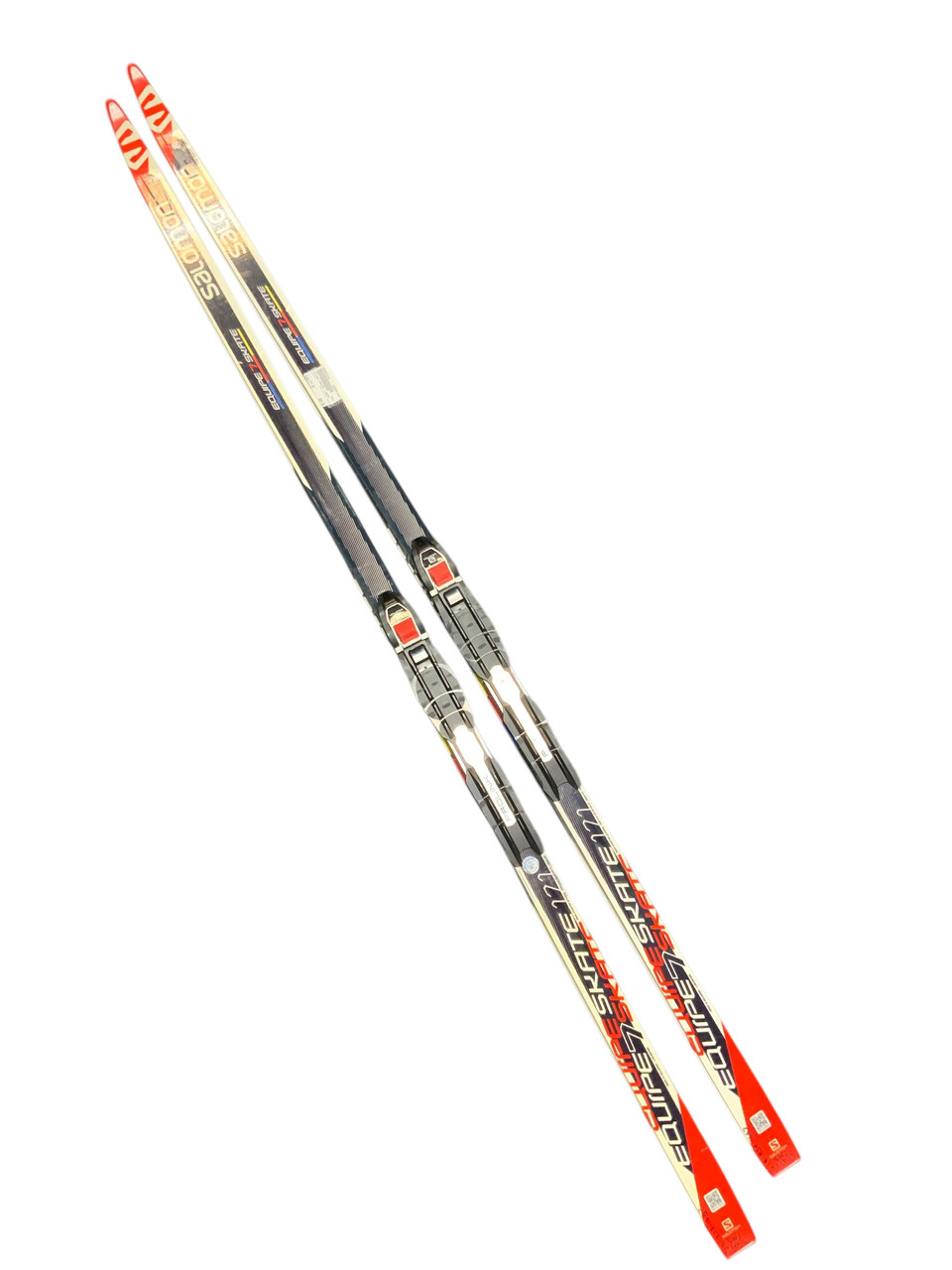 salomon equipe 7 skate xc skis RS With Prolink Access Bindings Velotique which are an integral part of the set Salomon Snowscape 7 XC Skis