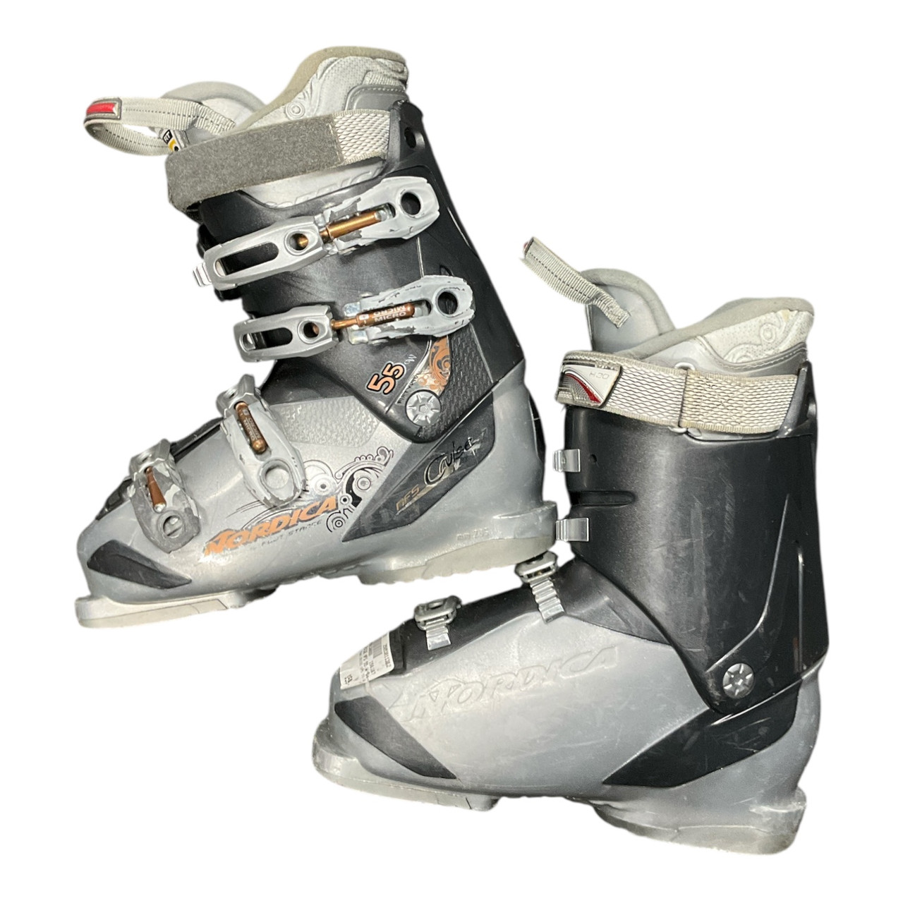 Used Nordica CRUISE NFS 55 W Womens DH Ski Boot Grey 245 MP - M06