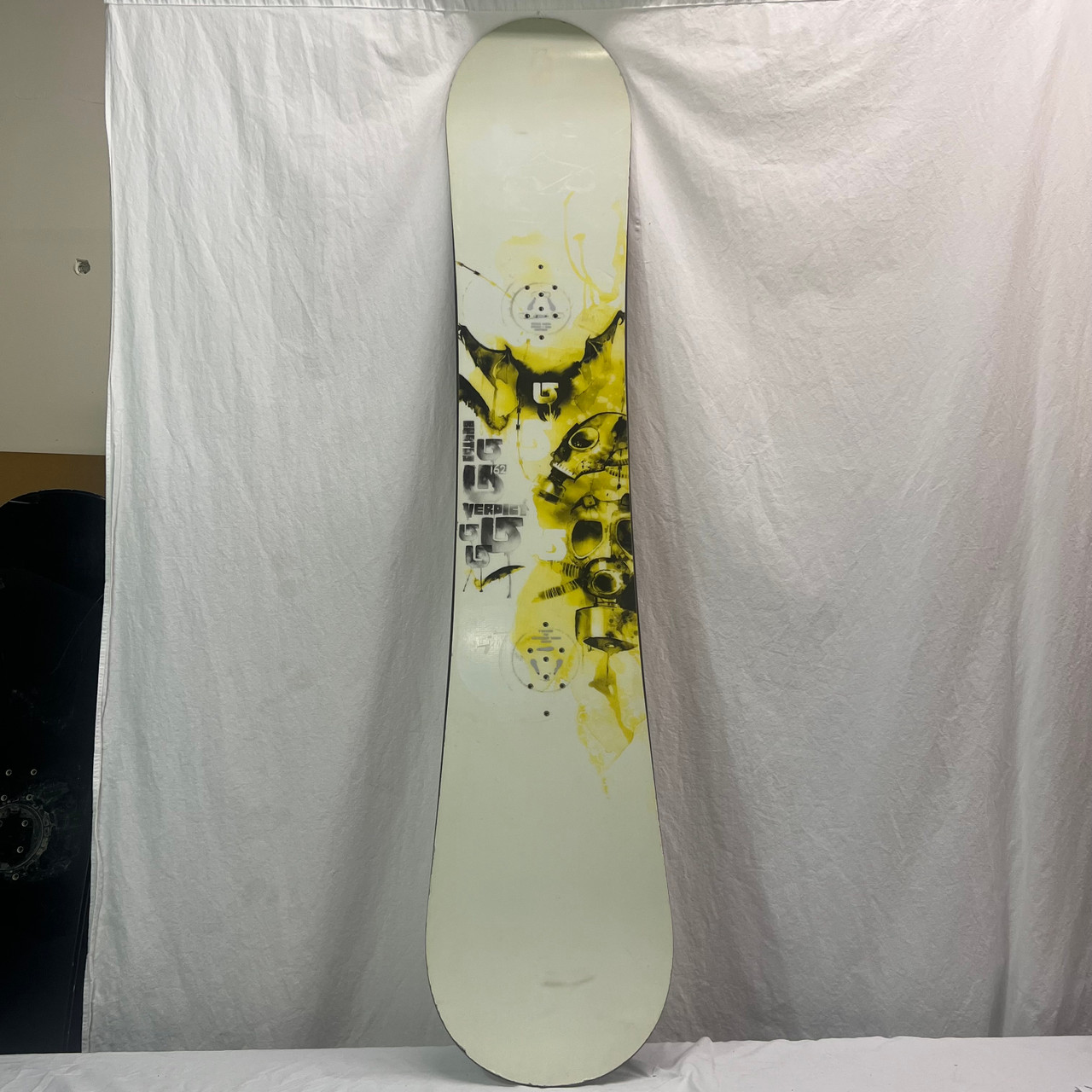 Used Burton VERDICT Mens Snowboard Only White 162 cm
