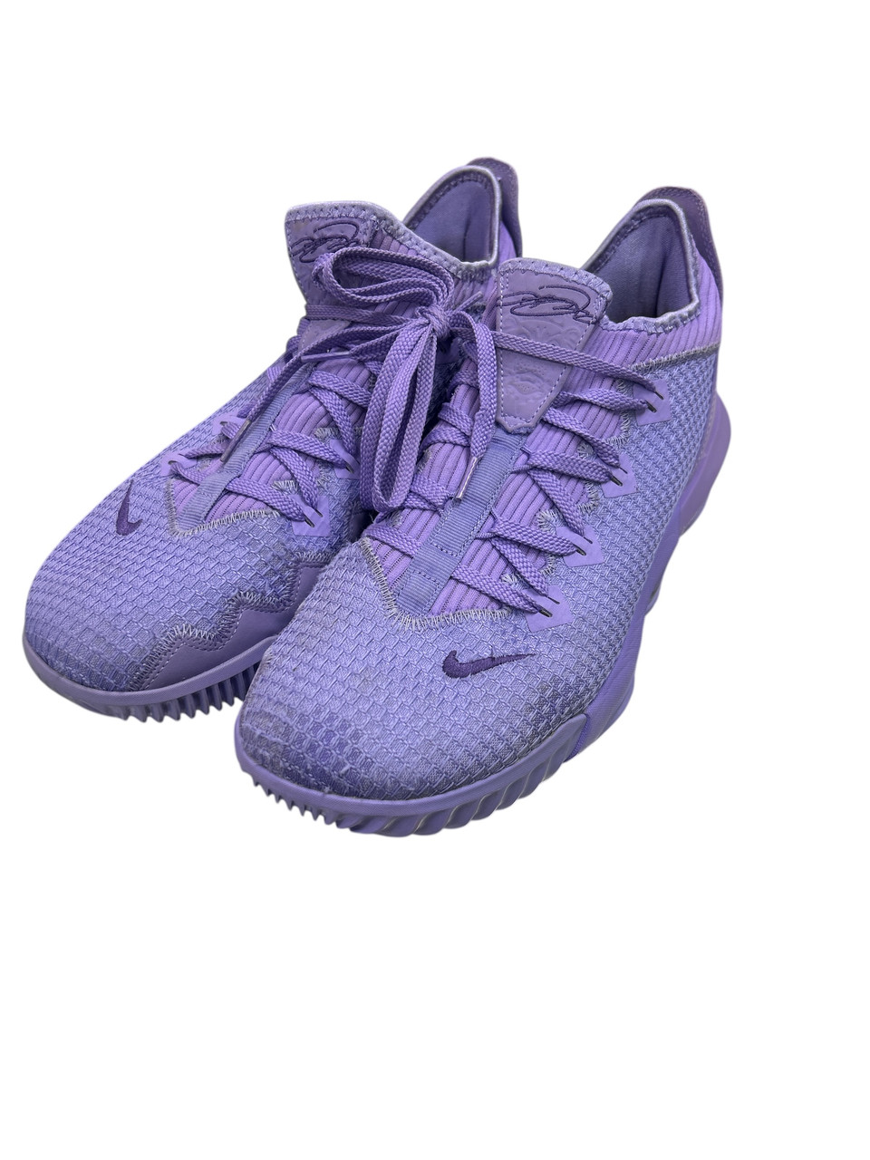Used Nike LEBRON16 LOW ATOMIC PURPLE C12668-500 Basketball