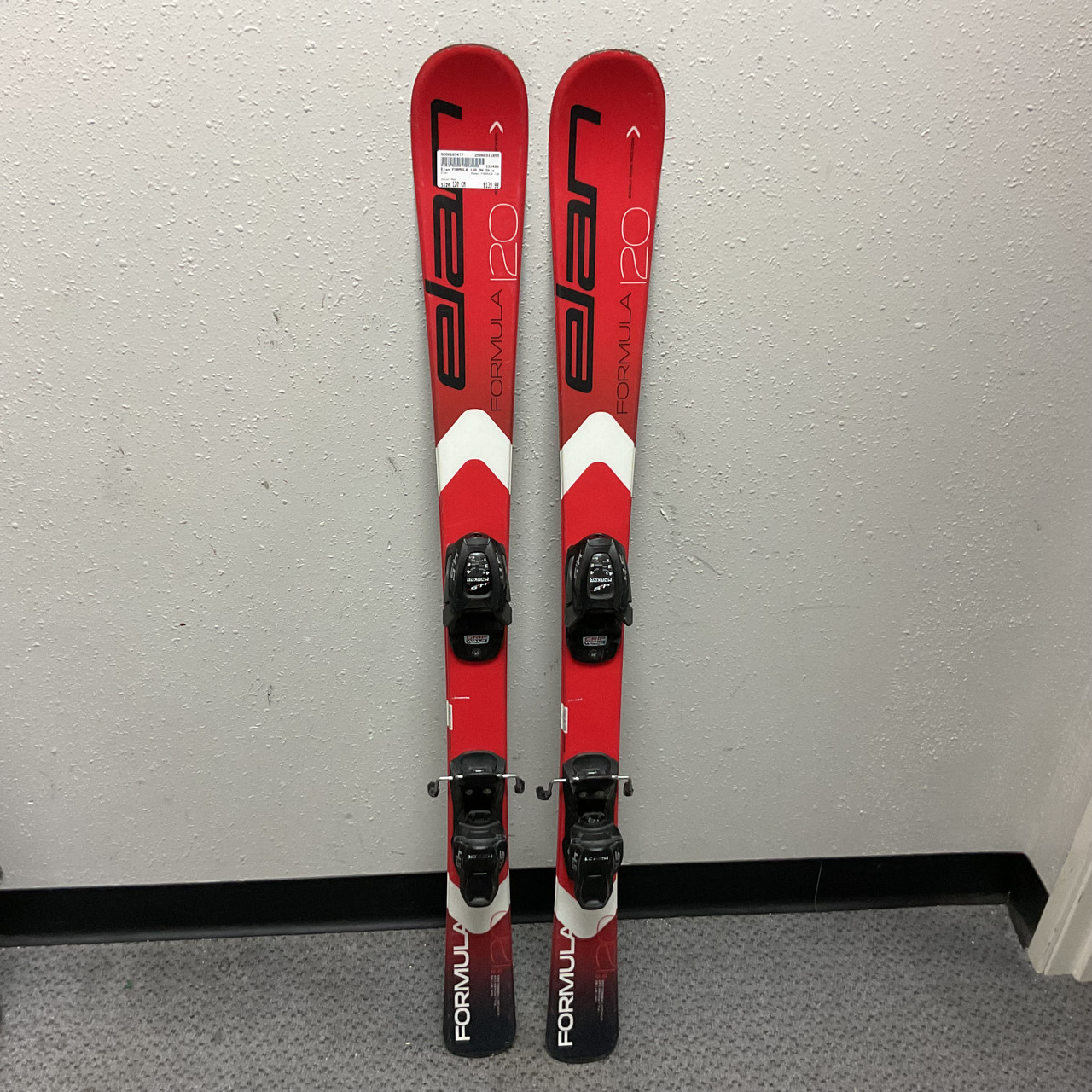Used Elan FORMULA 120 Boys DH Ski/Binding Red 120 cm