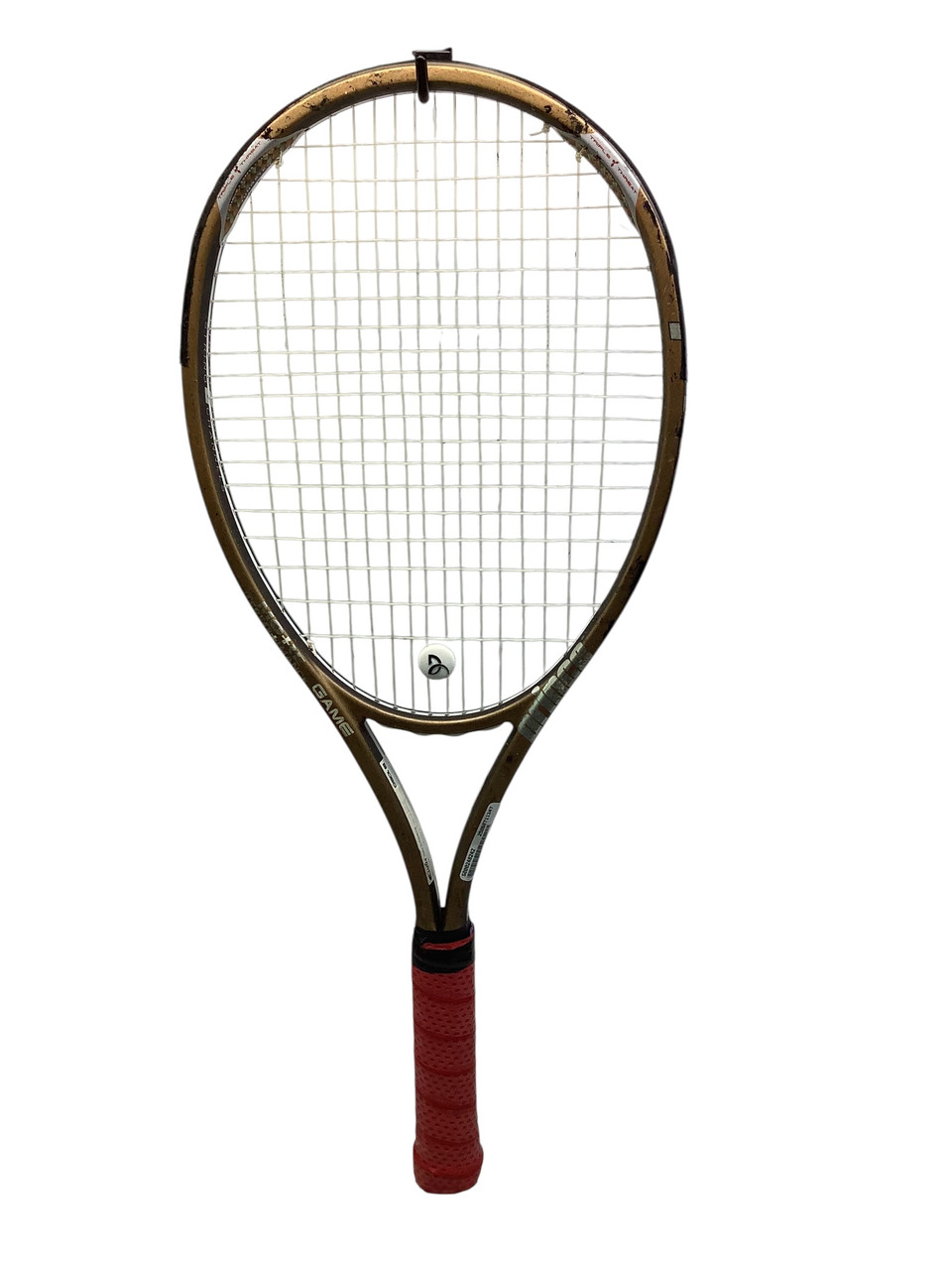 Used Prince TRIPLE THREAT TUNGSTEN Adult Tennis Racquet Brown 4 5/8